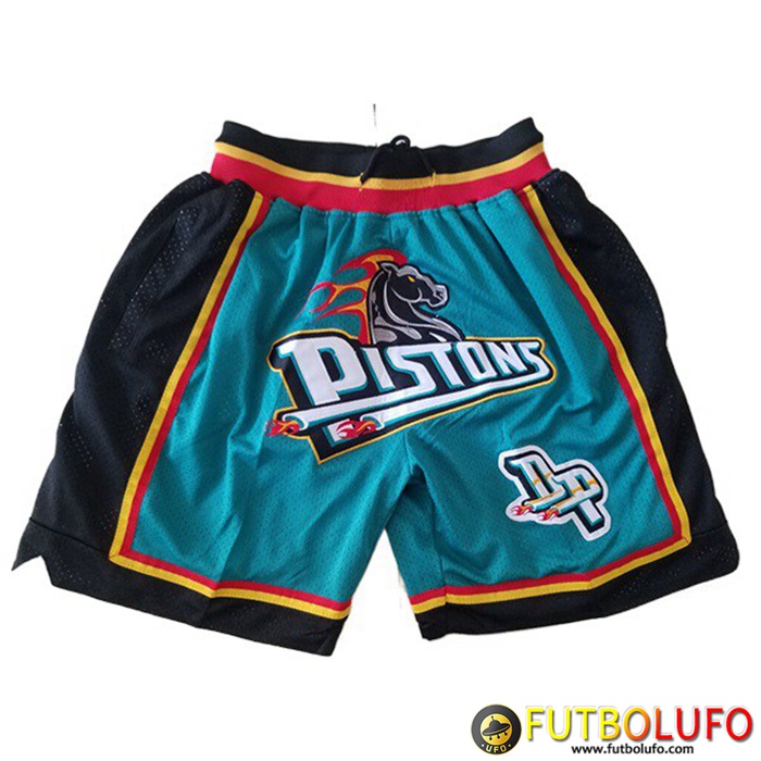 Cortos NBA Detroit Pistons Verde