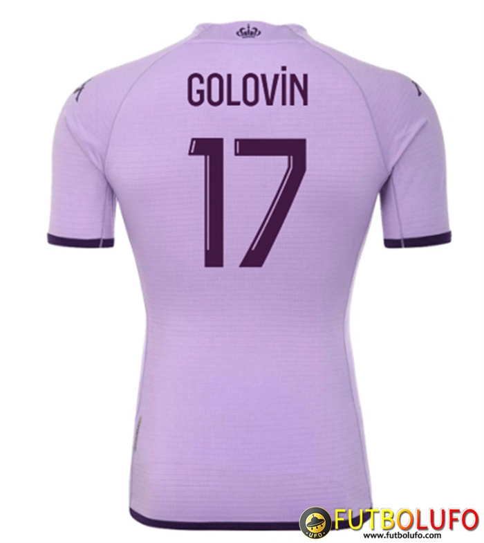 Camisetas De Futbol AS Monaco (GOLOVIN #17) 2022/2023 Tercera