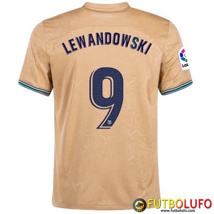Camisetas De Futbol FC Barcelona (LEWANDOWSKI #9) 2022/2023 Segunda