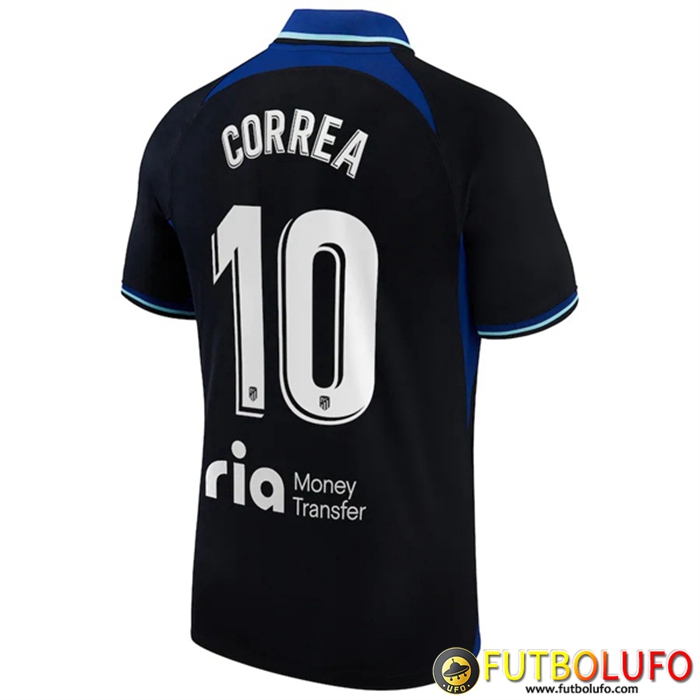 Camisetas De Futbol Atletico Madrid (CORREA #10) 2022/2023 Segunda