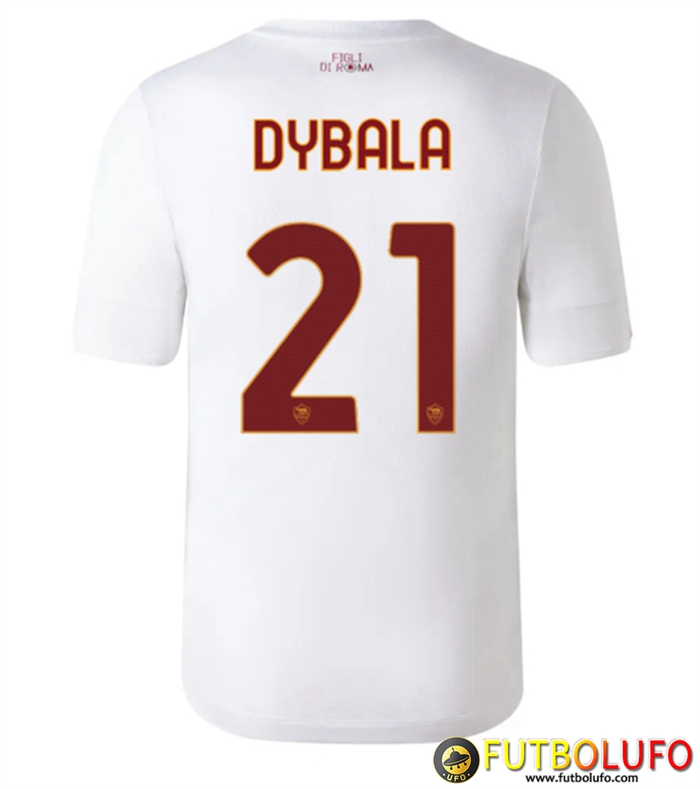 Camisetas De Futbol AS Roma (DYBALA #21) 2022/2023 Segunda