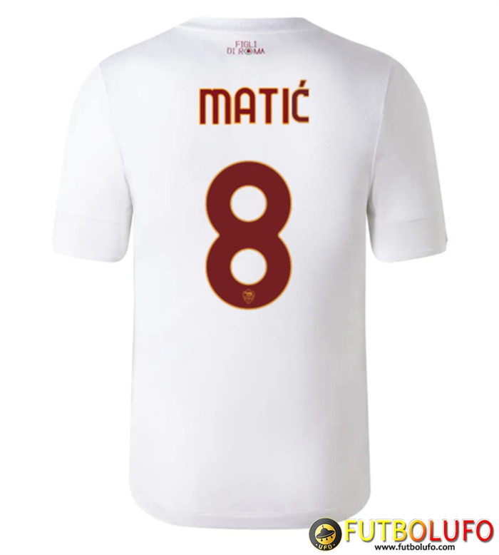 Camisetas De Futbol AS Roma (MATIĆ #8) 2022/2023 Segunda