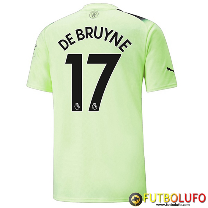Camisetas De Futbol Manchester City (DE BRUYNE #17) 2022/2023 Tercera