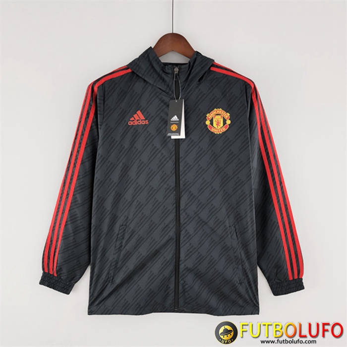 Rompevientos Manchester United Negro 2022/2023