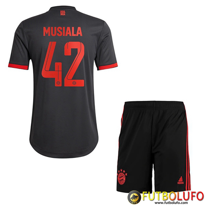Camisetas De Futbol Bayern Munich (MUSIALA #42) Ninos Tercera 2022/2023