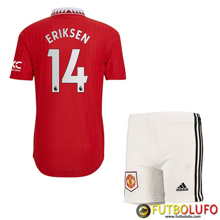 Camisetas De Futbol Manchester United (ERIKSEN #14) Ninos Primera 2022/2023