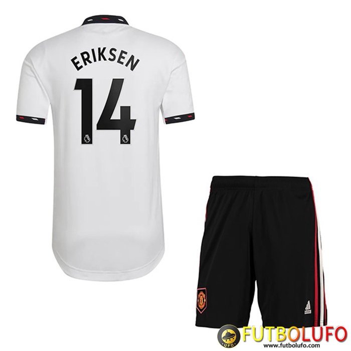Camisetas De Futbol Manchester United (ERIKSEN #14) Ninos Segunda 2022/2023