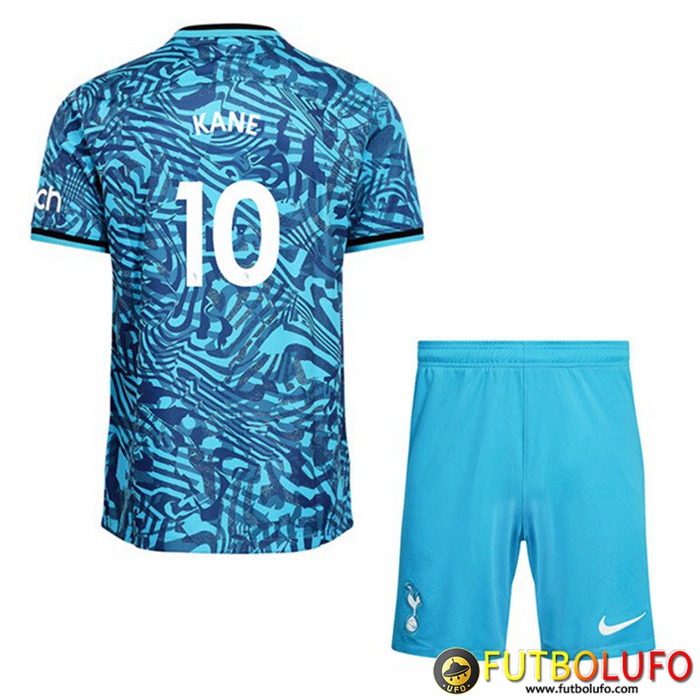 Camisetas De Futbol Tottenham Hotspur (KANE #10) Ninos Tercera 2022/2023