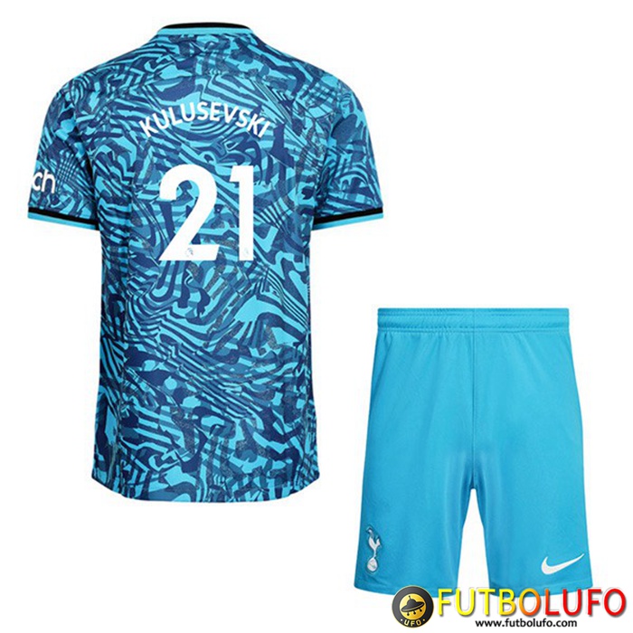 Camisetas De Futbol Tottenham Hotspur (KULUSEVSKI #21) Ninos Tercera 2022/2023