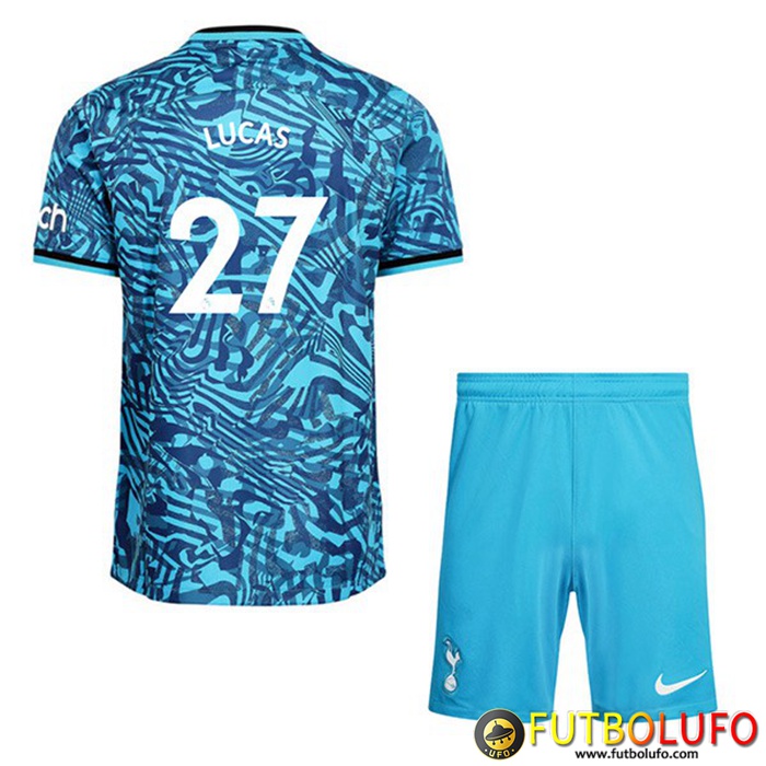 Camisetas De Futbol Tottenham Hotspur (LUCAS #27) Ninos Tercera 2022/2023
