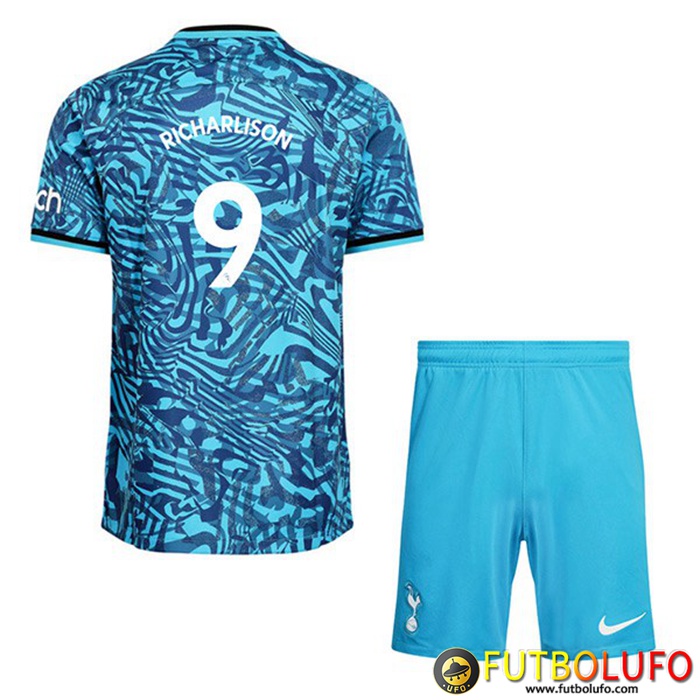 Camisetas De Futbol Tottenham Hotspur (RICHARLISON #9) Ninos Tercera 2022/2023