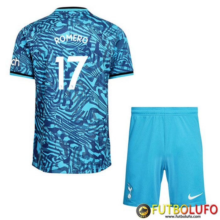 Camisetas De Futbol Tottenham Hotspur (ROMERO #17) Ninos Tercera 2022/2023