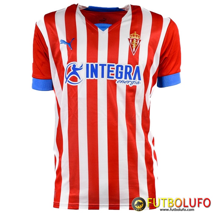 Nueva Camisetas De Futbol Sporting Gijon Primera 2022/2023