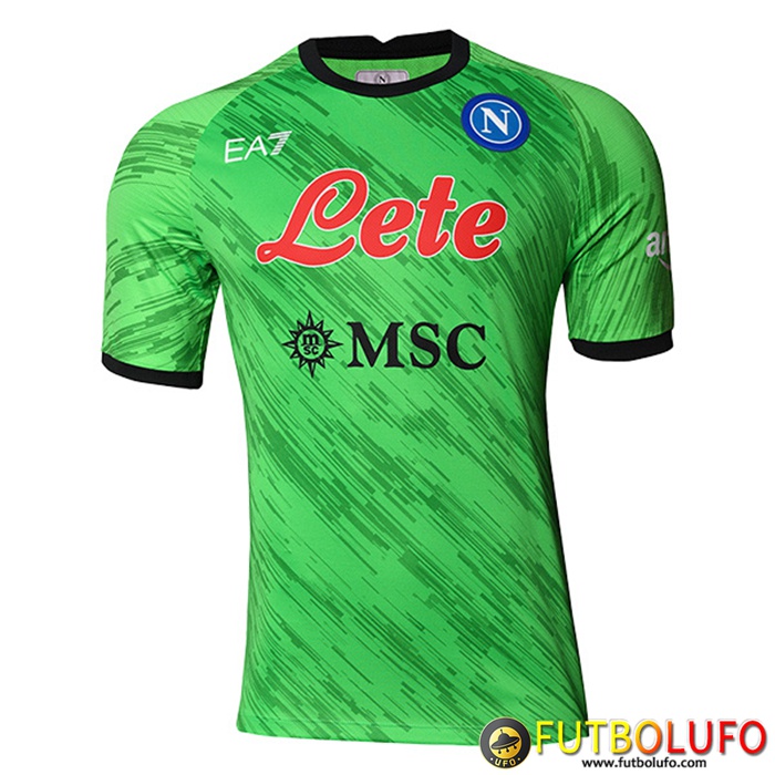 Nueva Camisetas De Futbol SSC Napoli Portero Verde 2022/2023