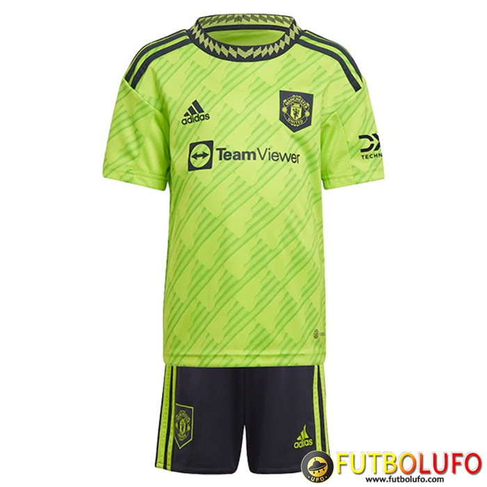 Nueva Camisetas De Futbol Manchester United Ninos Tercera 2022/2023