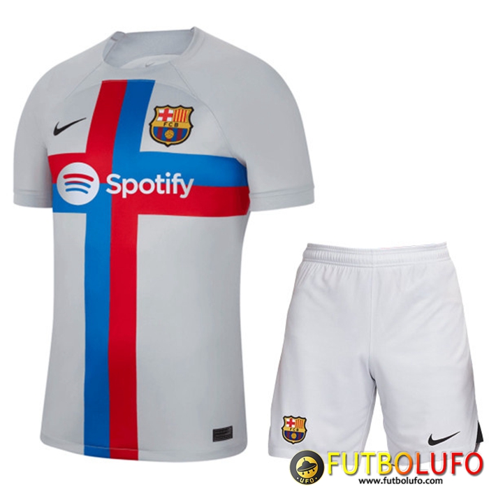 Camisetas De Futbol FC Barcelona Tercera + Cortos 2022/2023