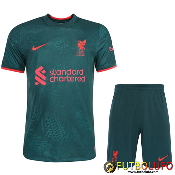 Camisetas De Futbol FC Liverpool Tercera + Cortos 2022/2023