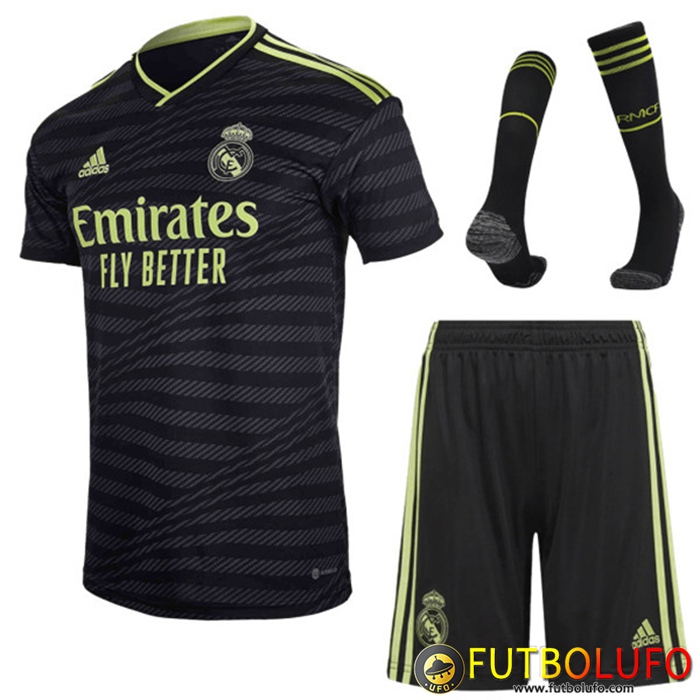 Camisetas De Futbol Real Madrid Tercera (Cortos + Calcetines) 2022/2023