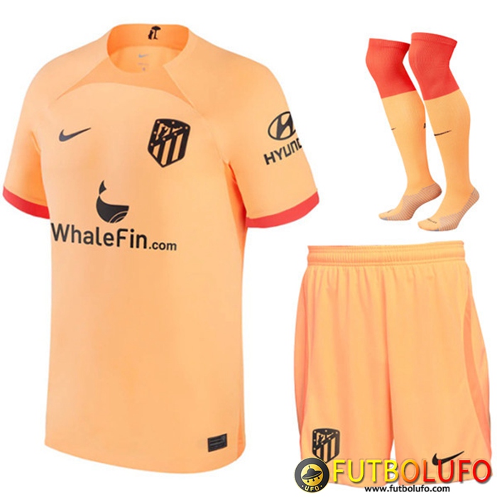 Camisetas De Futbol Atletico Madrid Tercera (Cortos + Calcetines) 2022/2023