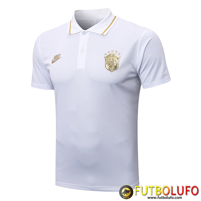 Camiseta Polo Brasil NIKE Blanco 2022/2023