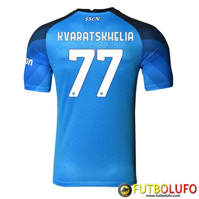 Camisetas De Futbol SSC Napoli (KVARATSKHELIA #77) 2022/2023 Primera