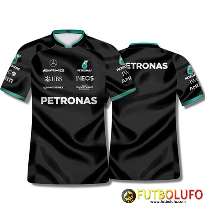 T-Shirt F1 Mercedes Benz Team Negro 2022