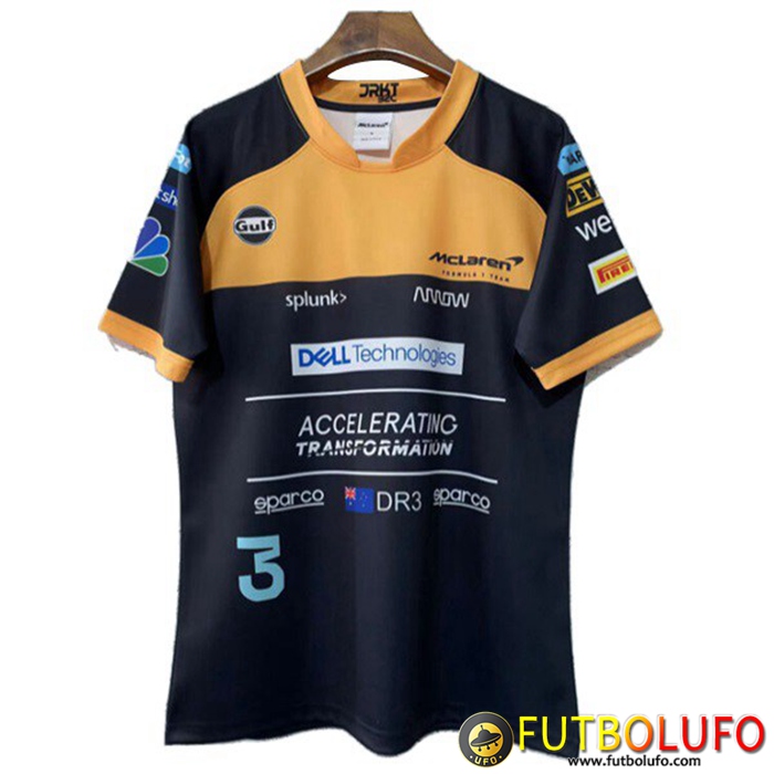 T-Shirt F1 McLaren Team Naranja/Negro 2022