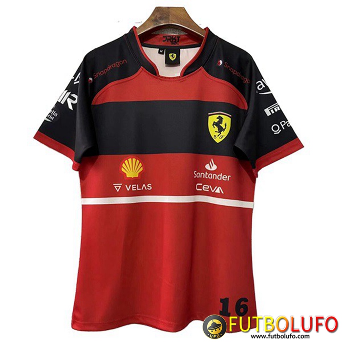 T-Shirt F1 Scuderia Ferrari Team Rojo 2022