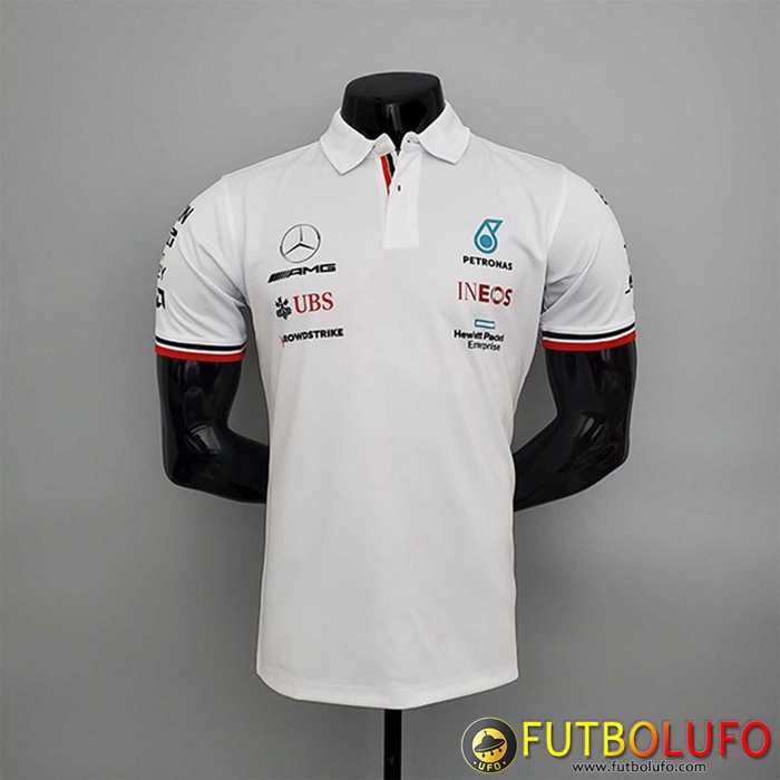 Polo F1 Mercedes Benz Team Blanco 2022