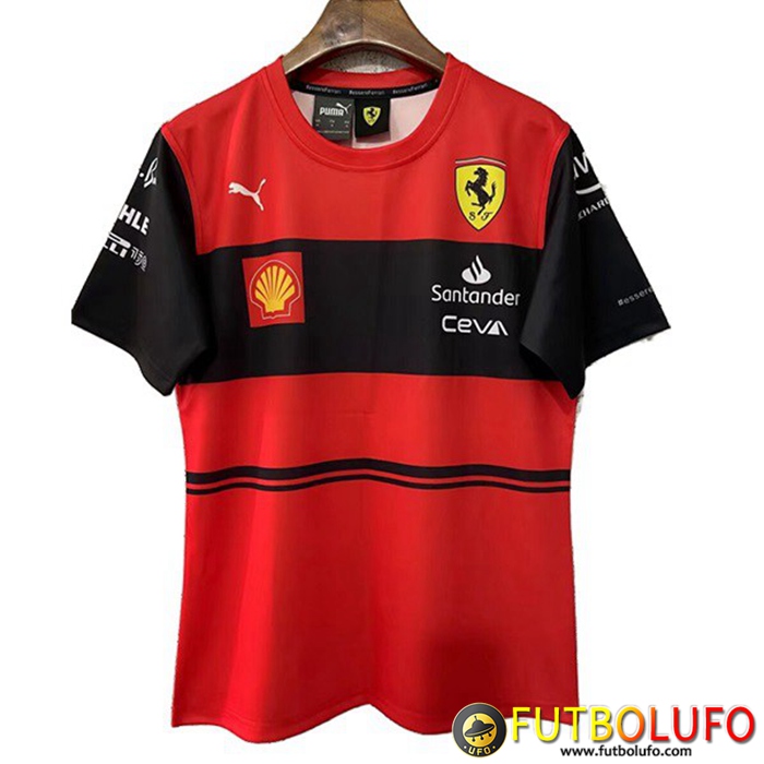T-Shirt F1 Scuderia Ferrari Team Rojo 2022