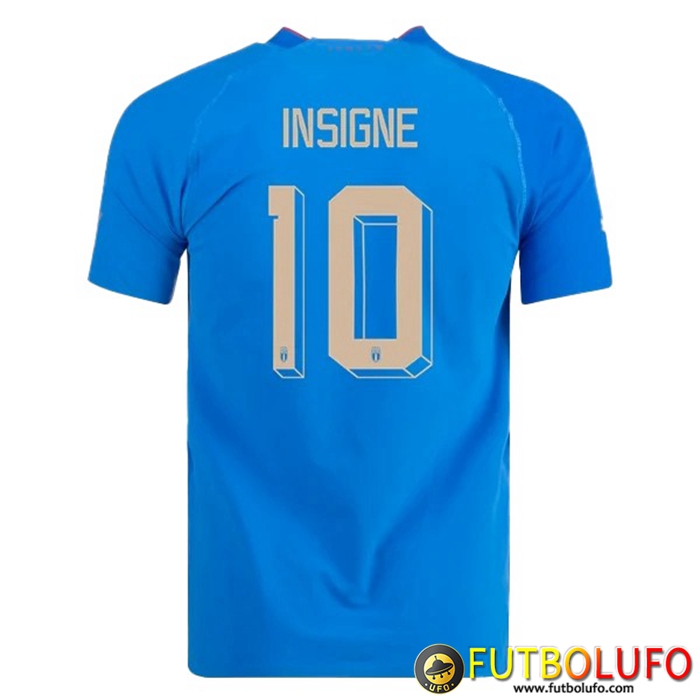 Camiseta Equipo Nacional Italia (INSIGNE #10) 2022/2023 Primera