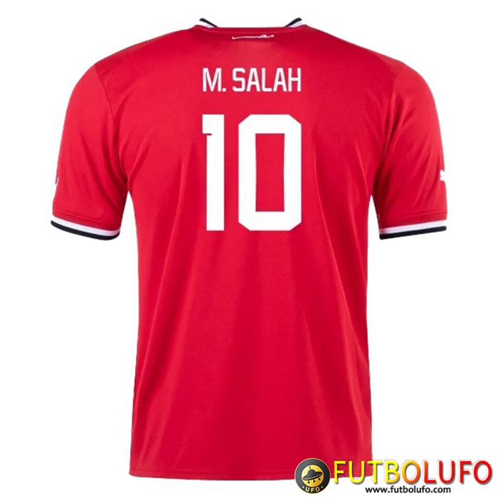 Camiseta Equipo Nacional Egipto (M.SALAH #10) 2022/2023 Primera
