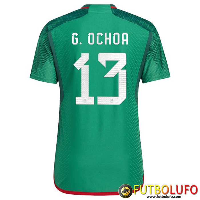 Camiseta Equipo Nacional México (G. OCHOA #13) 2022/2023 Primera