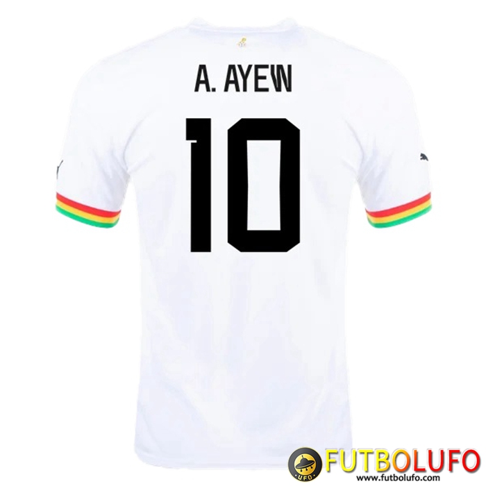 Camiseta Equipo Nacional Ghana (A.AYEW #10) 2022/2023 Primera
