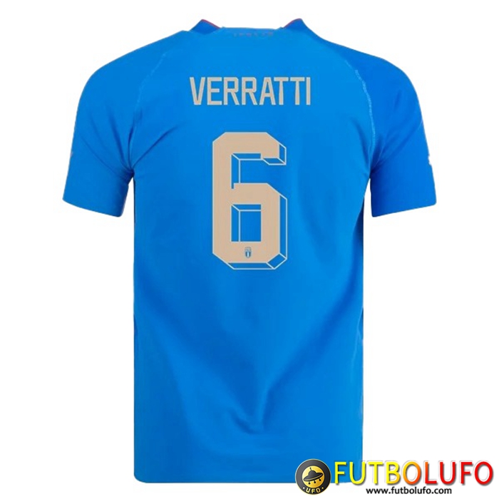 Camiseta Equipo Nacional Italia (VERRATTI #6) 2022/2023 Primera