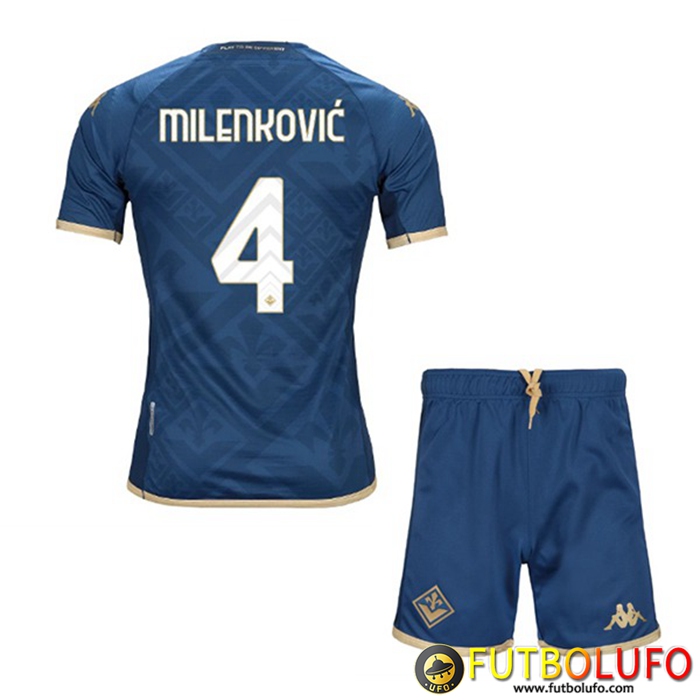 Camisetas De Futbol ACF Fiorentina (MILENKOVIĆ #4) Ninoss Tercera 2022/2023