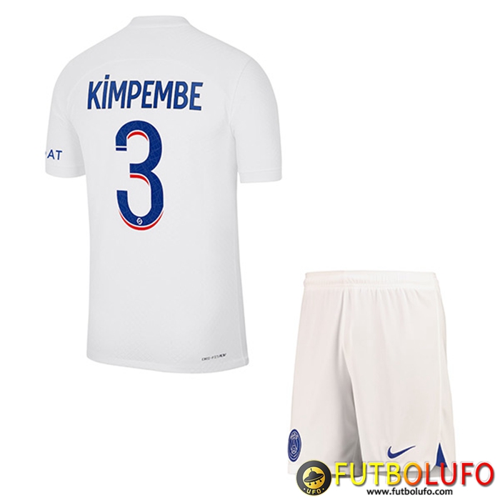 Camisetas De Futbol PSG (KIMPEMBE #3) Ninoss Tercera 2022/2023