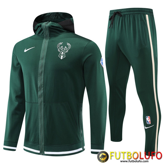 Chandal Equipos De Futbol Milwaukee Bucks Verde 2022
