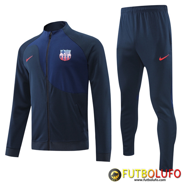 Chandal Equipos De Futbol - Chaqueta FC Barcelona Azul marino 2022/2023