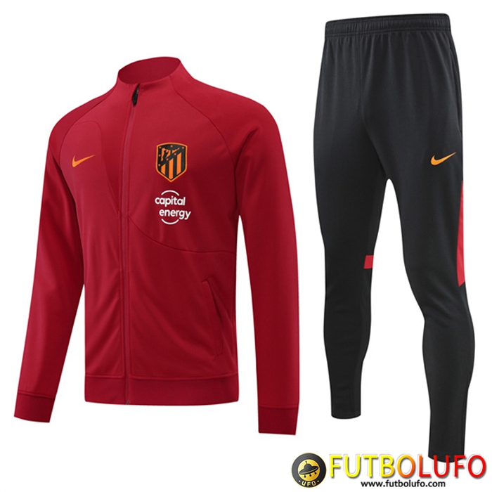 Chandal Equipos De Futbol - Chaqueta Atletico Madrid Rojo 2022/2023