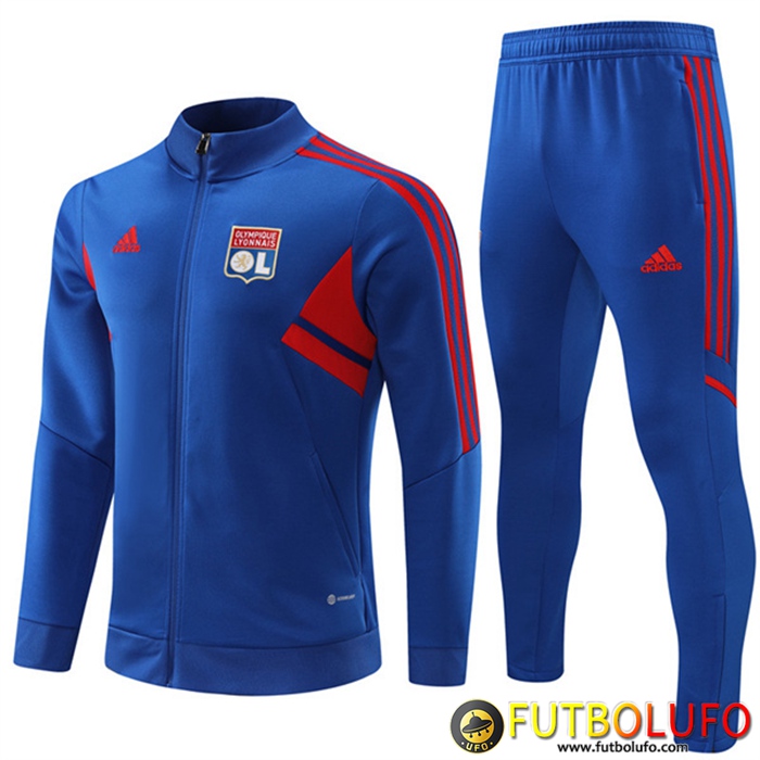 Chandal Equipos De Futbol - Chaqueta Lyon Azul 2022/2023