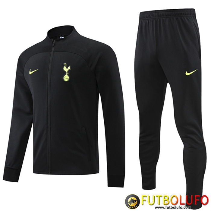 Chandal Equipos De Futbol - Chaqueta Tottenham Hotspurs Negro 2022/2023