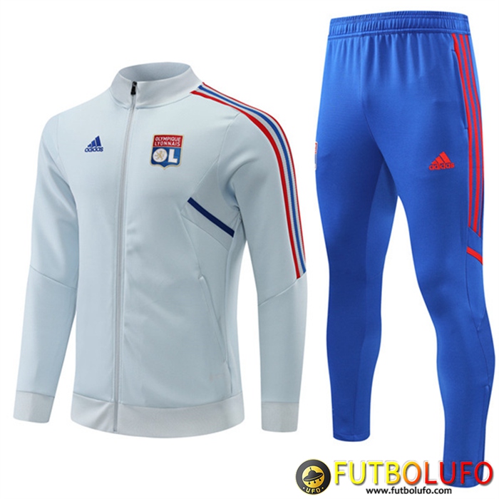 Chandal Equipos De Futbol - Chaqueta Lyon Gris 2022/2023