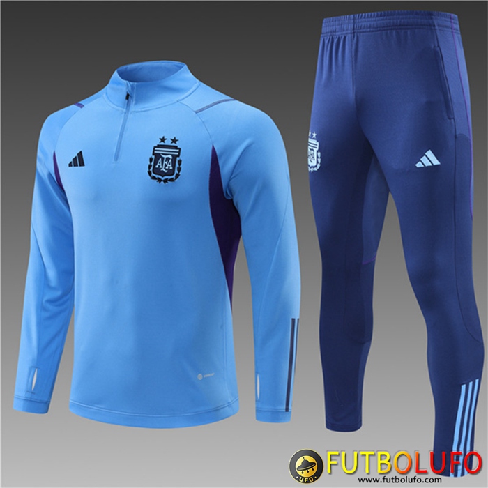 Chandal Equipos De Futbol Argentina Ninos Azul Claro 2022/2023