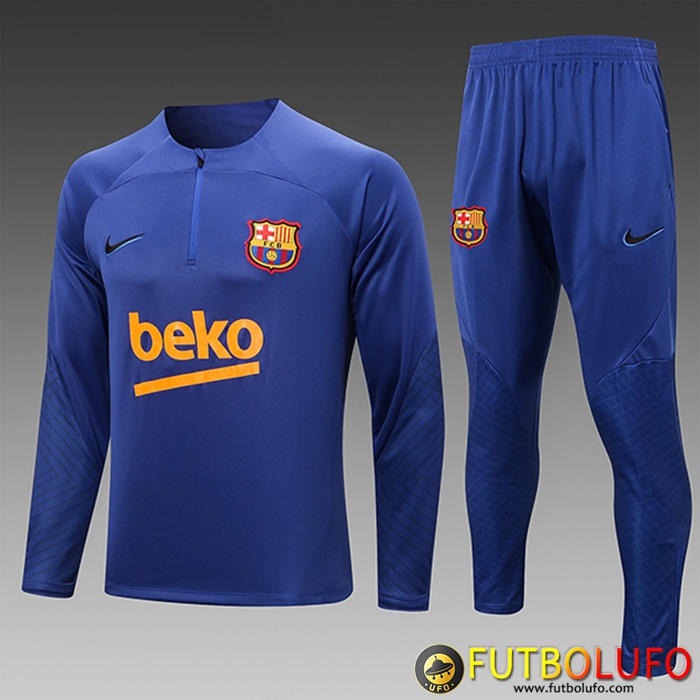 Chandal Equipos De Futbol FC Barcelona Ninos Azul 2022/2023