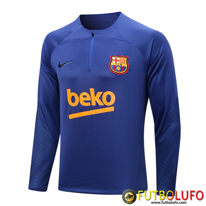 Sudadera De Entrenamiento FC Barcelona Azul 2022/2023