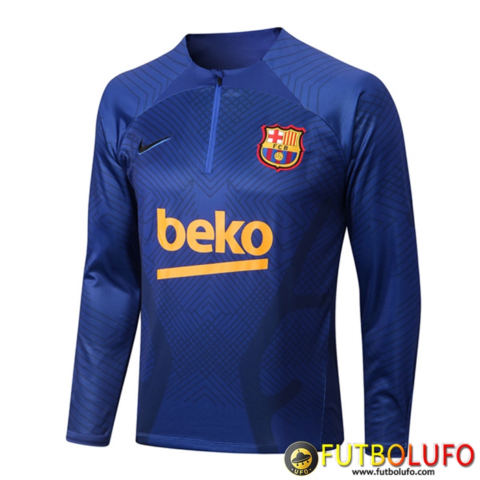 Sudadera De Entrenamiento FC Barcelona Azul/Negro 2022/2023