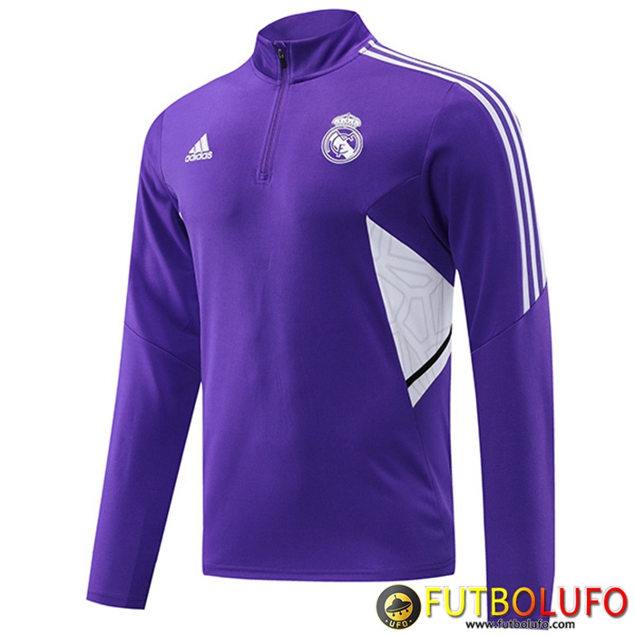 Sudadera De Entrenamiento Real Madrid Violeta 2022/2023