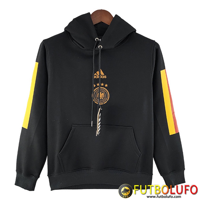Sudadera De Entrenamiento Con Capucha Alemania Negro 2022/2023