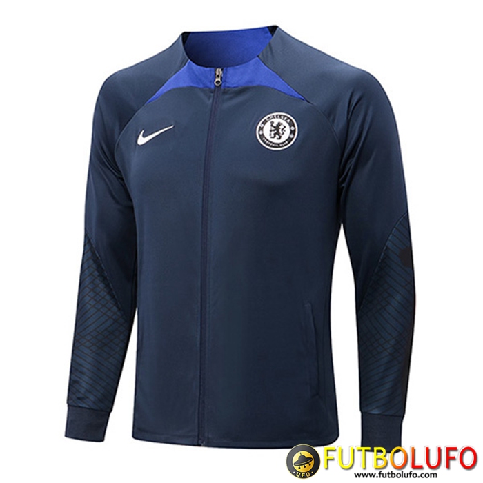 Chaquetas Futbol FC Chelsea Negro/Azul 2022/2023